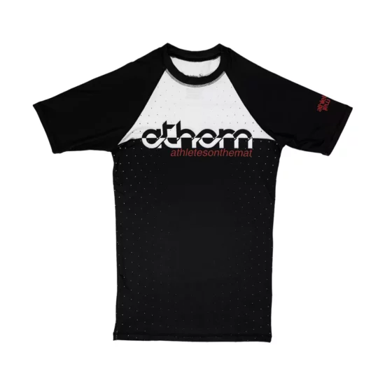 Rashguard Grappling, Circle model Black, front